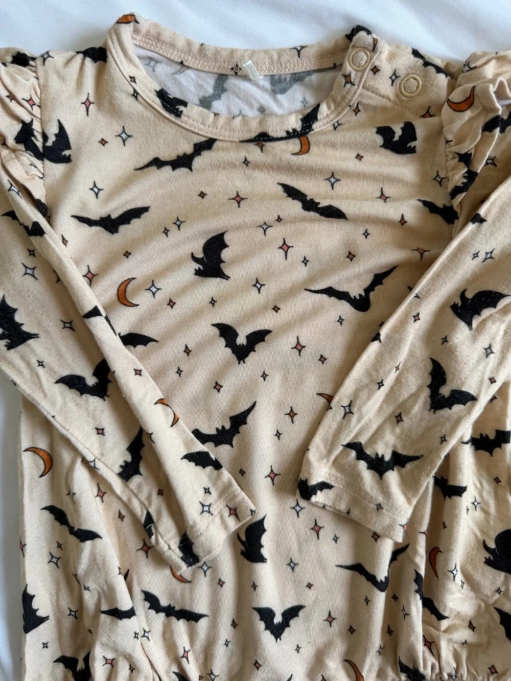 Halloween Posh Peanut Spooky Bats baby girl bubble romper size 3-6m
